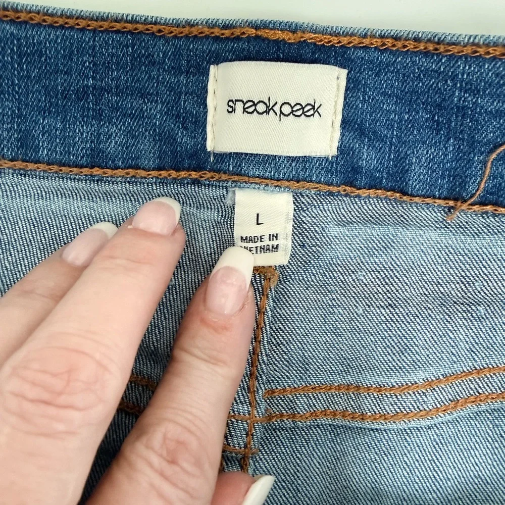 Sneak Peek Tomboy Denim Shorts